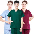 IF High quality Unisex Hospital doctor Nurse Scrub Tops Medical Surgical Uniforms Dentist clinic pharmacy Pet veterinar workwear