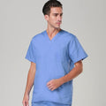 Medical Surgical Work Wear V Neck Solid surgical Uniforms Short Sleeve Summer Nurse Uniform print men and women scrubs lab coat