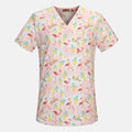 Medical Surgical Uniform Pharmacy Hospital Workwear Nurse Scrub Top Breathable Beauty salon uniform Dentistry Veterinary overall