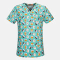 Medical Surgical Uniform Pharmacy Hospital Workwear Nurse Scrub Top Breathable Beauty salon uniform Dentistry Veterinary overall