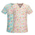 unisex cotton Print Medical Scrubs work clothing nursing uniform tops dental hospital doctor nurse workwear Shirt scrub Uniforms