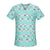 V-Neck Hospital Nurse Scrub Tops Women Scrub clothes With Breathable cartoon Printing Surgical Medical Uniforms Women wholesale