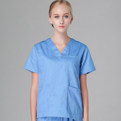 Medical Surgical Uniforms High quality Unisex Hospital doctor Nurse Scrub Tops Operating room pharmacy Pet hospital work clothes