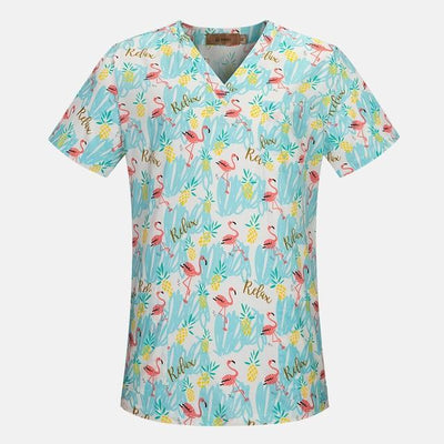 High quality Medical Surgical Uniforms pharmacy Hospital Nurse Scrub Tops Breathable Beauty salon Dentistry Pet doctor overalls