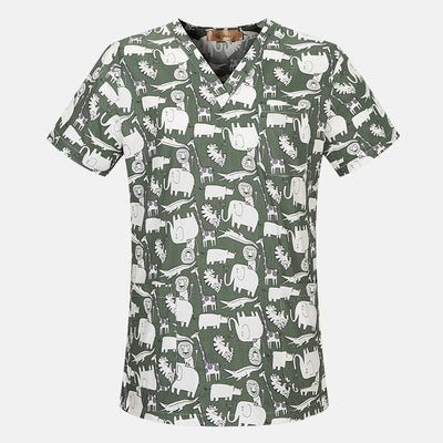 High quality Medical Surgical Uniforms pharmacy Hospital Nurse Scrub Tops Breathable Beauty salon Dentistry Pet doctor overalls