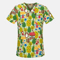 Medical Surgical Uniform pharmacy Hospital Nurse Scrub Tops Breathable Beauty salon work shirts Pet doctor overalls spa uniform