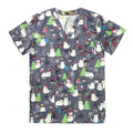 Medical Surgical Uniform pharmacy Hospital Nurse Scrub Tops Breathable Beauty salon work shirts Pet doctor overalls spa uniform
