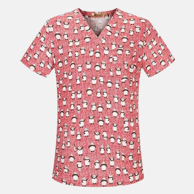 Medical Surgical Uniform Pharmacy Hospital Workwear Nurse Scrub Top Breathable Beauty salon uniform Dentistry Veterinary overall