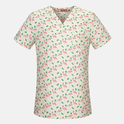 Medical Surgical Uniform Pharmacy Hospital Workwear Nurse Scrub Top Breathable Beauty salon uniform Dentistry Veterinary overall