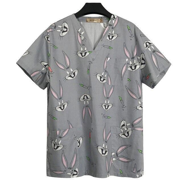 IF Medical Surgical clothing printing pet doctor washing hand clothes pharmacy brush hand clothes beauty hospital work clothes