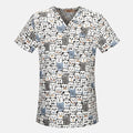 Hospital Nurse Scrub Tops high quality Medical Surgical Uniform Cartoon Beauty salon Dentist clinic pharmacy Pet doctor Uniforms