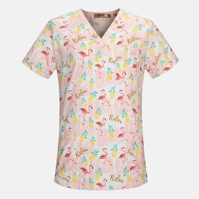 Hospital Nurse Scrub Tops high quality Medical Surgical Uniform Cartoon Beauty salon Dentist clinic pharmacy Pet doctor Uniforms