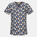 Hospital Nurse Scrub Tops high quality Medical Surgical Uniform Cartoon Beauty salon Dentist clinic pharmacy Pet doctor Uniforms