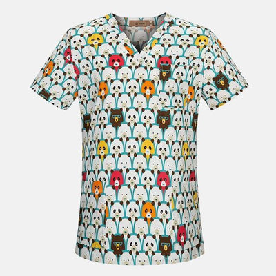 Hospital Nurse Scrub Tops high quality Medical Surgical Uniform Cartoon Beauty salon Dentist clinic pharmacy Pet doctor Uniforms