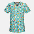 Hospital Nurse Scrub Tops high quality Medical Surgical Uniform Cartoon Beauty salon Dentist clinic pharmacy Pet doctor Uniforms