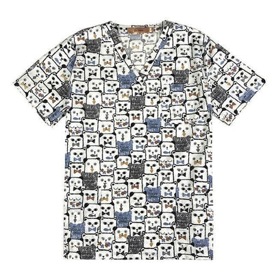 high quality Medical Surgical Uniforms Hospital Nurse Scrub Tops Beauty salon Dentist clinic pharmacy Pet veterinar Uniforms New
